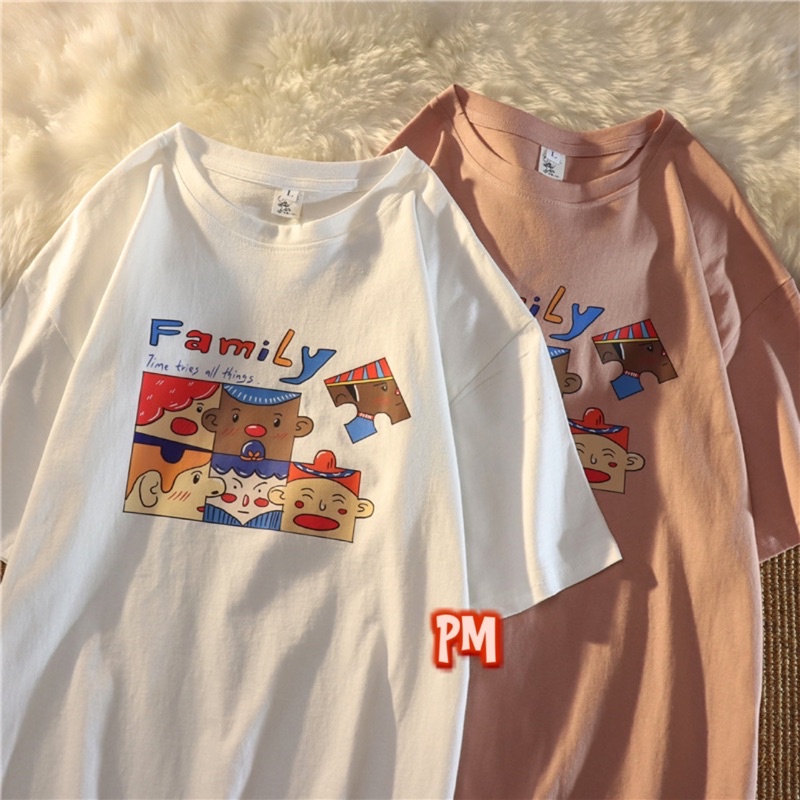 Áo phông mặt vuông Family PM11