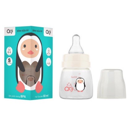 Bình sữa Agi PP 60ml - Bình sữa cổ hẹp