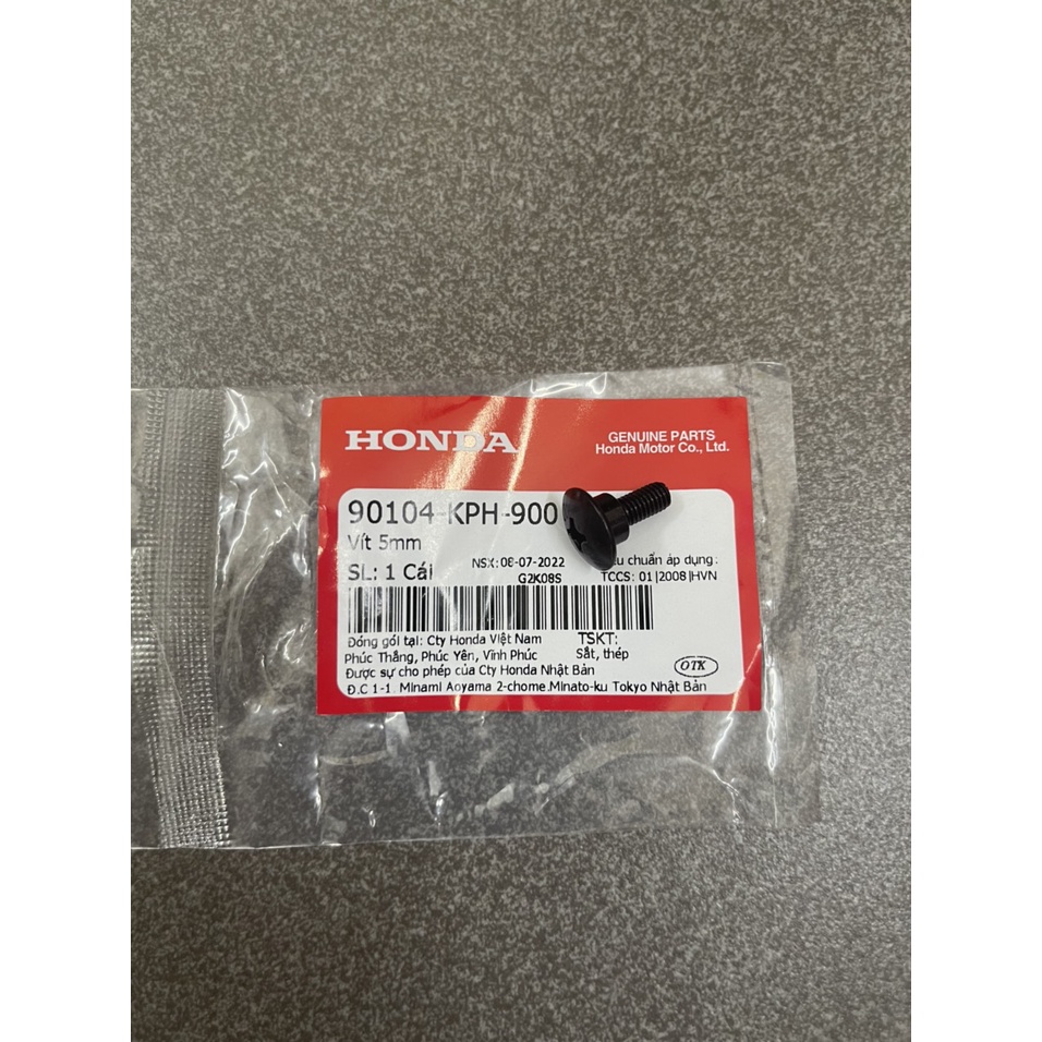 Ốc bắt mặt nạ xe future neo future x future 2 an pha bụng 100 rs 100  hàng chính hãng 90104KPH900