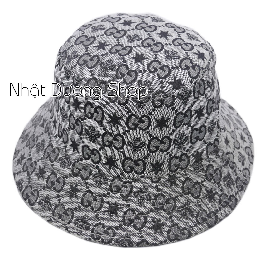 Mũ Bucket Thời Trang Cao Cấp 2021, Họa Tiết Bắt Mắt, Màu Sắc Thời Thượng, Chất Vải Dày Dặn, hợp su thế thời trang