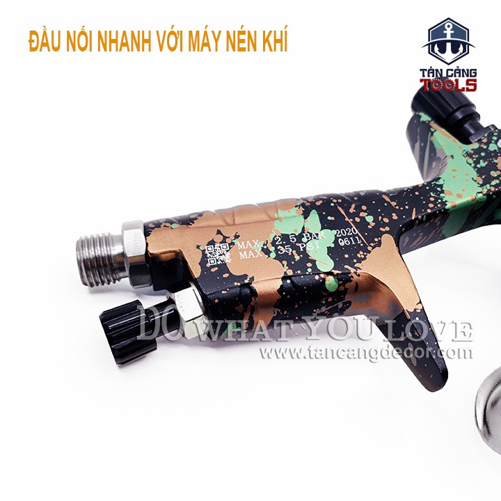 Súng Phun Sơn Seba Clench R - 3700 1.3 mm RP 600 cc ( Phiên Bản 2022 )