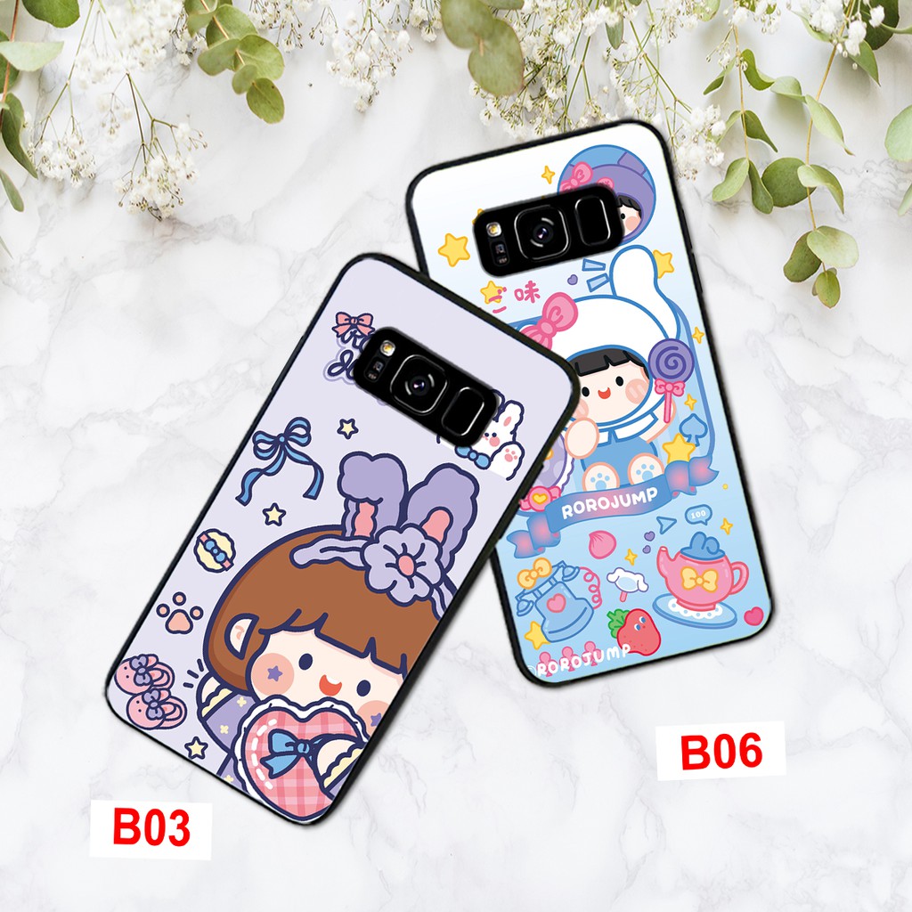 ỐP LƯNG SAMSUNG S8/S8 PLUS HÌNH BÉ GÁI TÓC NGẮN SIÊU ĐÁNG YÊU