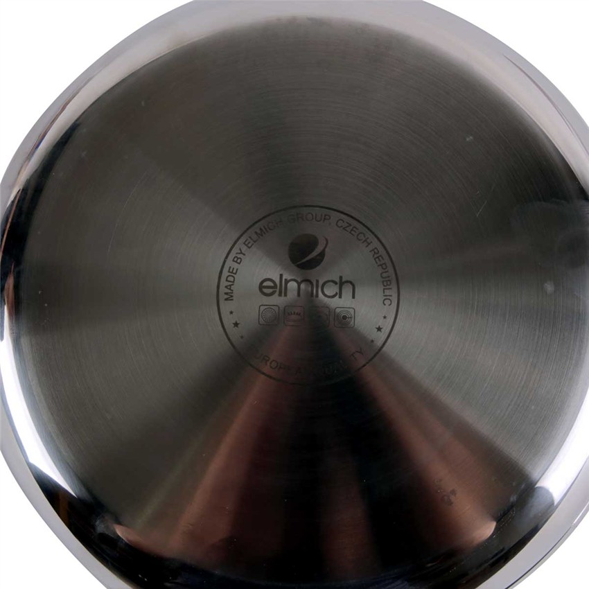 Chảo cao cáp Inox 2 lớp đáy liền Elmich 24cm, 26cm, 28cm