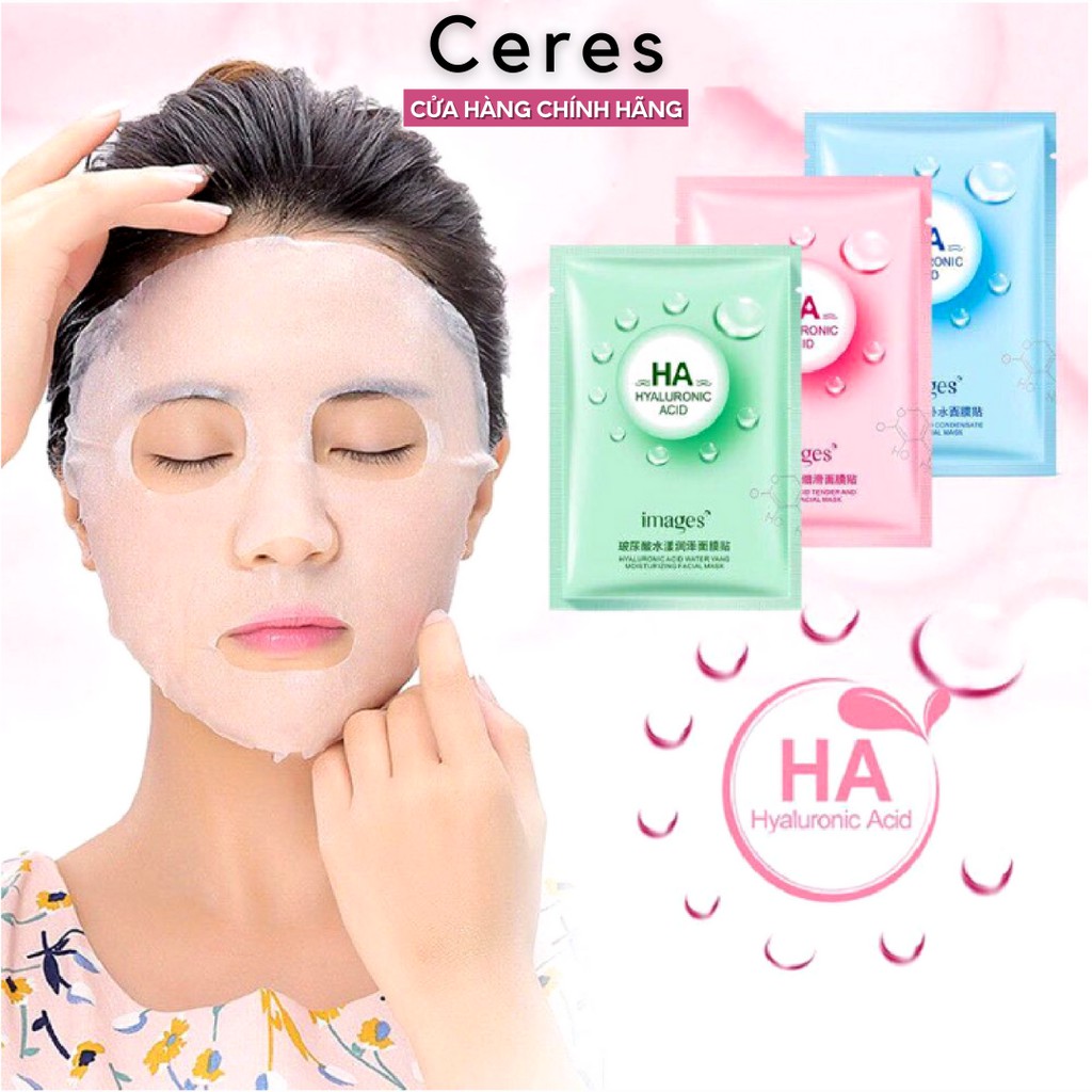 Mặt nạ giấy ha images mask dưỡng trắng da và cấp ẩm thải độc | BigBuy360 - bigbuy360.vn
