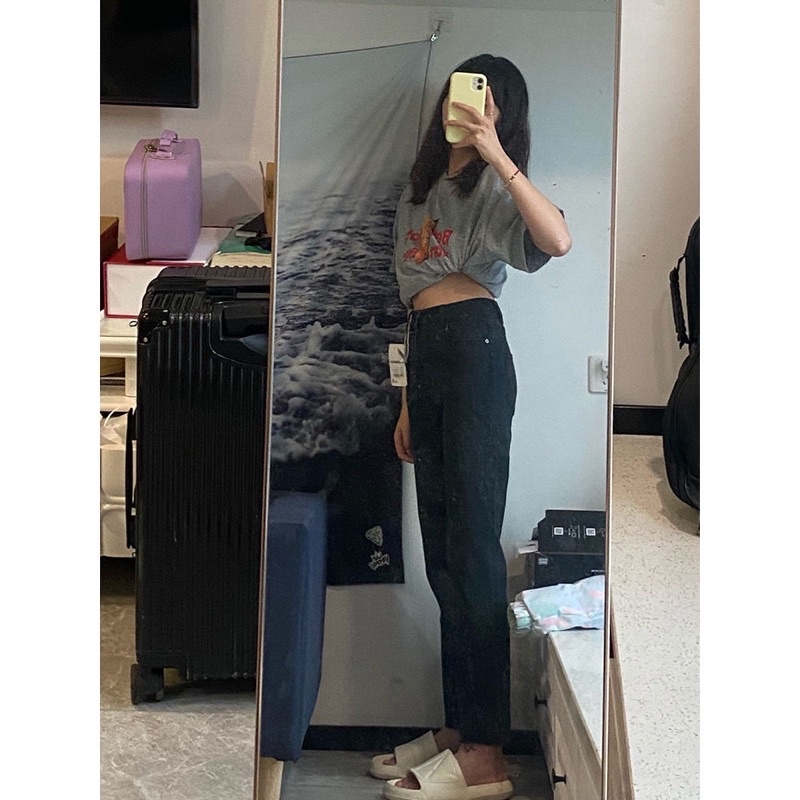 FREESHIP -QUẦN BAGY ĐEN TRƠN CẠP CAO | BigBuy360 - bigbuy360.vn