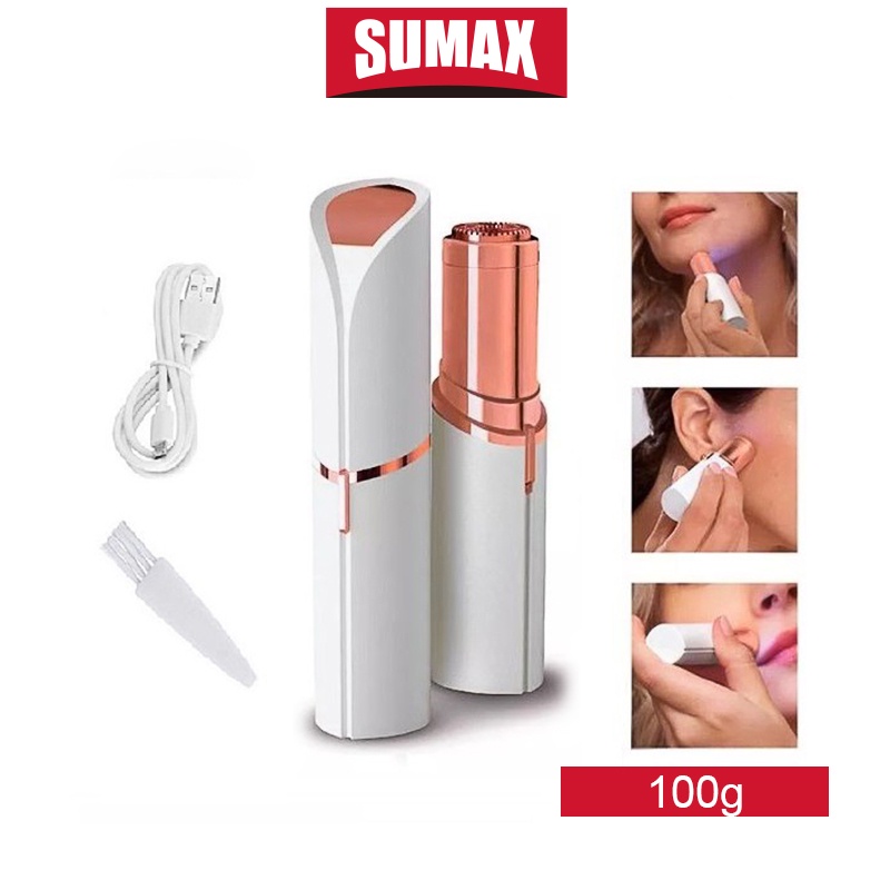 Máy cạo lông SUMAX thiết kế hình son môi nhỏ gọn tiện dụng 80g dành cho nữ