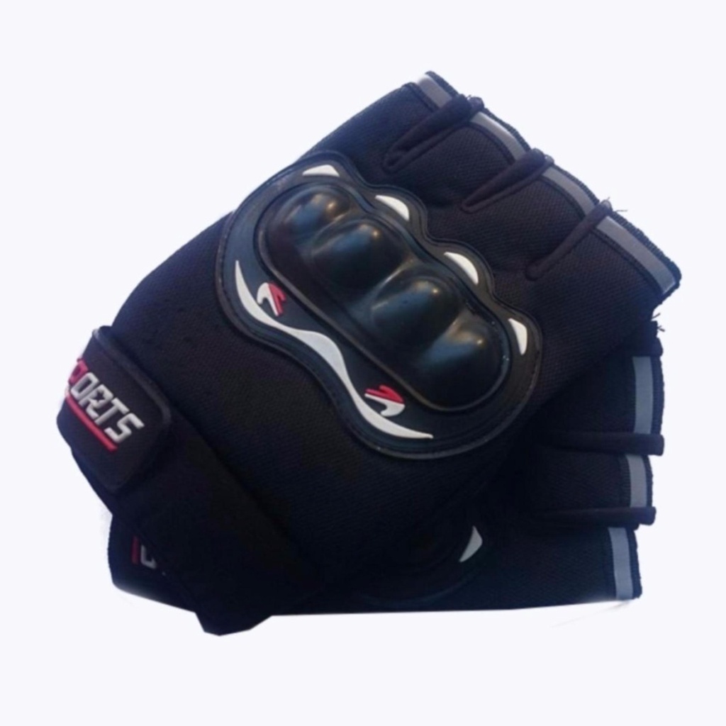 1 Đôi Găng Tay Chiến Thuật Hở Ngón Có Gù Sport (2 Chiếc)