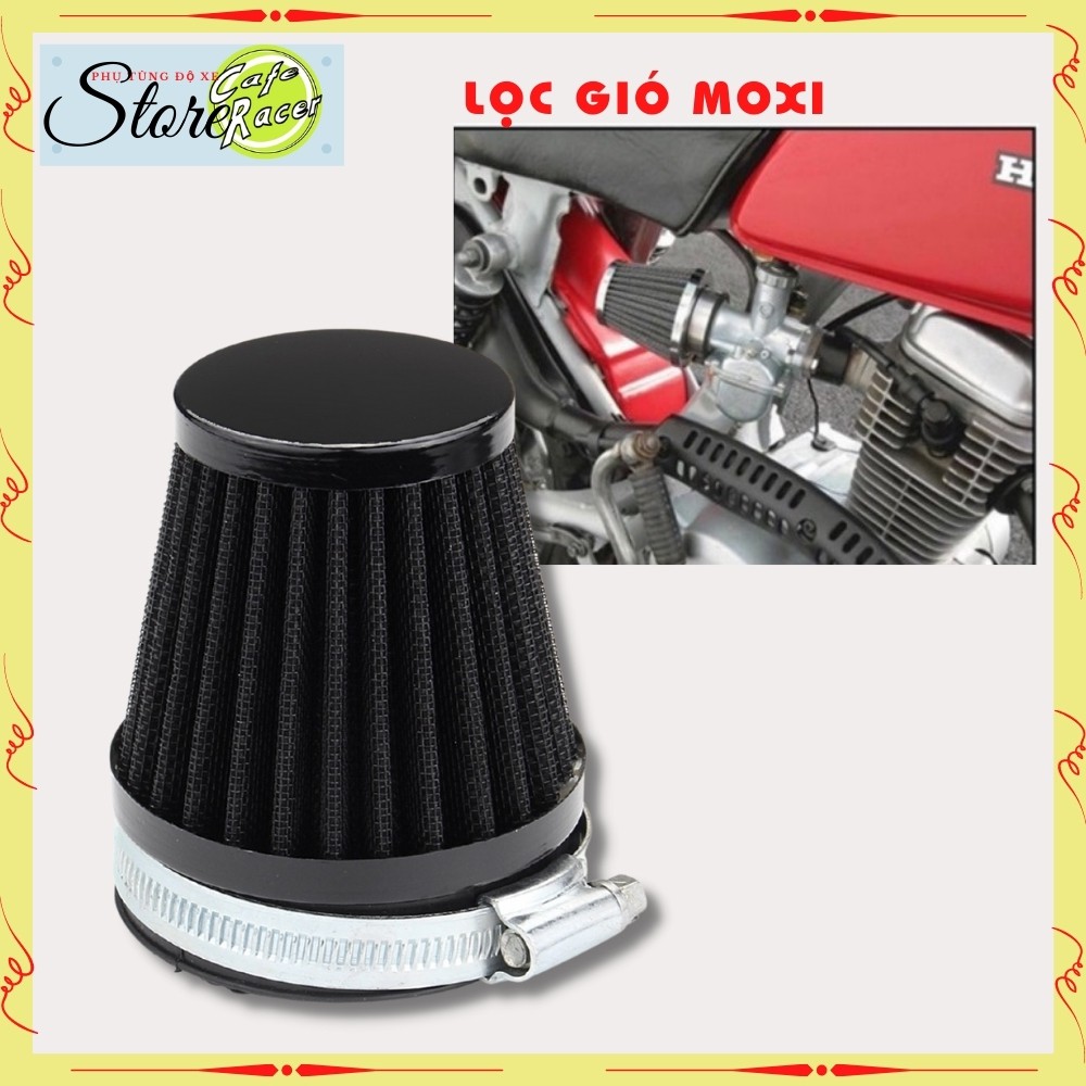 Lọc gió MOXI hàng chính hãng, chất lượng cao giá bình dân phù hợp dòng xe độ cafe racer, win