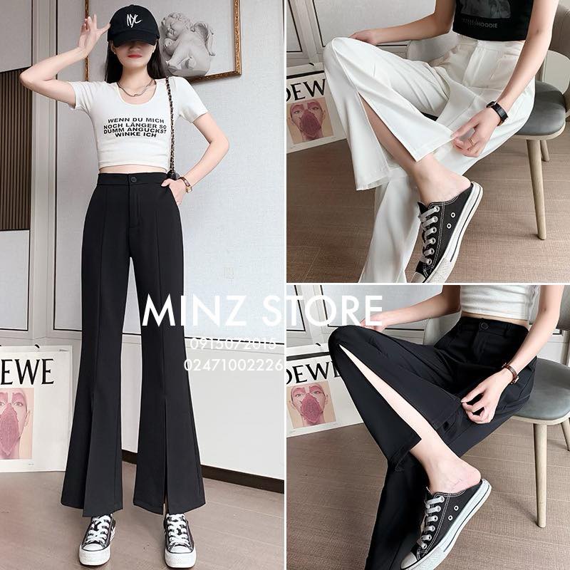 Quần ống vảy xẻ gấu #6911 (2 màu)