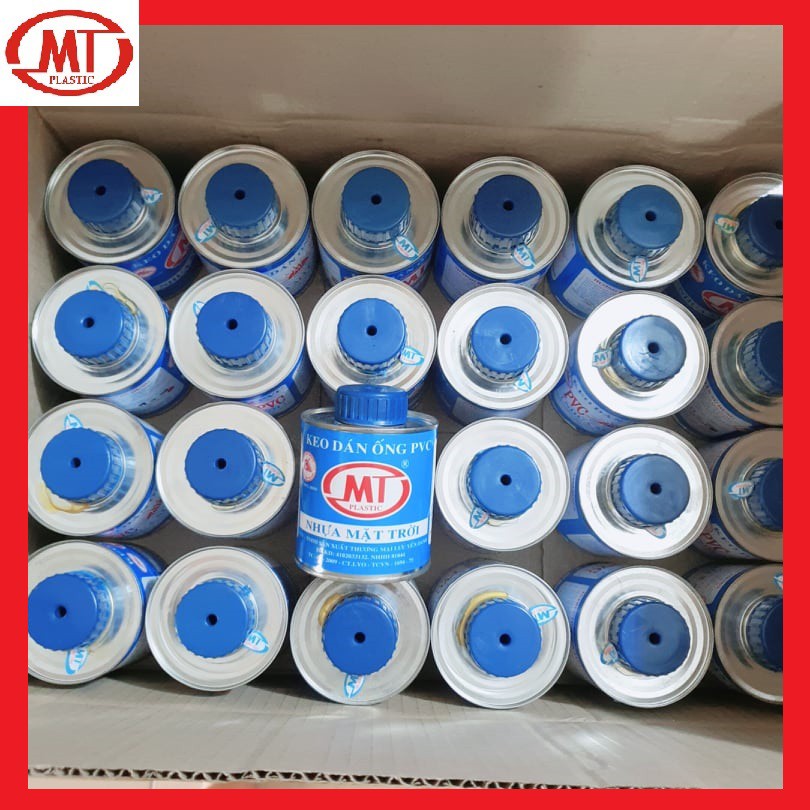 [Hiệu Mặt Trời] Keo dán ống nước PVC dạng lon 300g (có cọ)