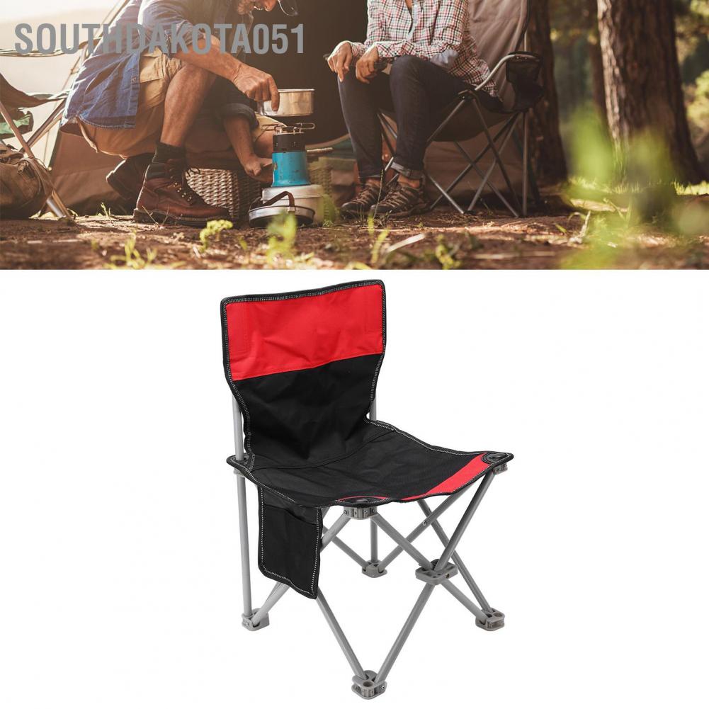 [Hàng Sẵn] Ghế câu cá - Ghế dã ngoại Cắm trại Gấp gọn di động tiện lợi với Túi【Southdakota051】