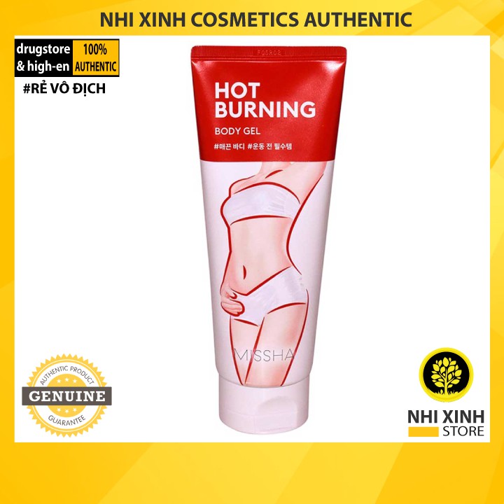 [New-update] Gel Tan Mỡ Bụng Missha Hot Burning Body Gel 200ml