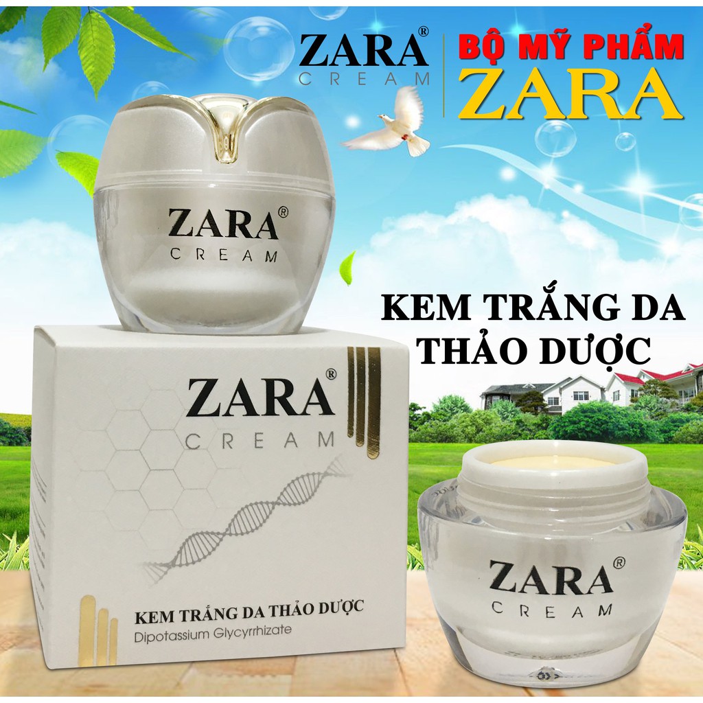 Kem trắng da thảo dược ZaRa chính hãng