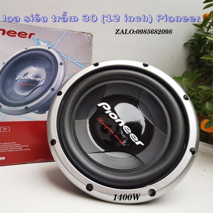 loa bass  Pioneer siêu trầm 30 Mexico từ kép 150mm