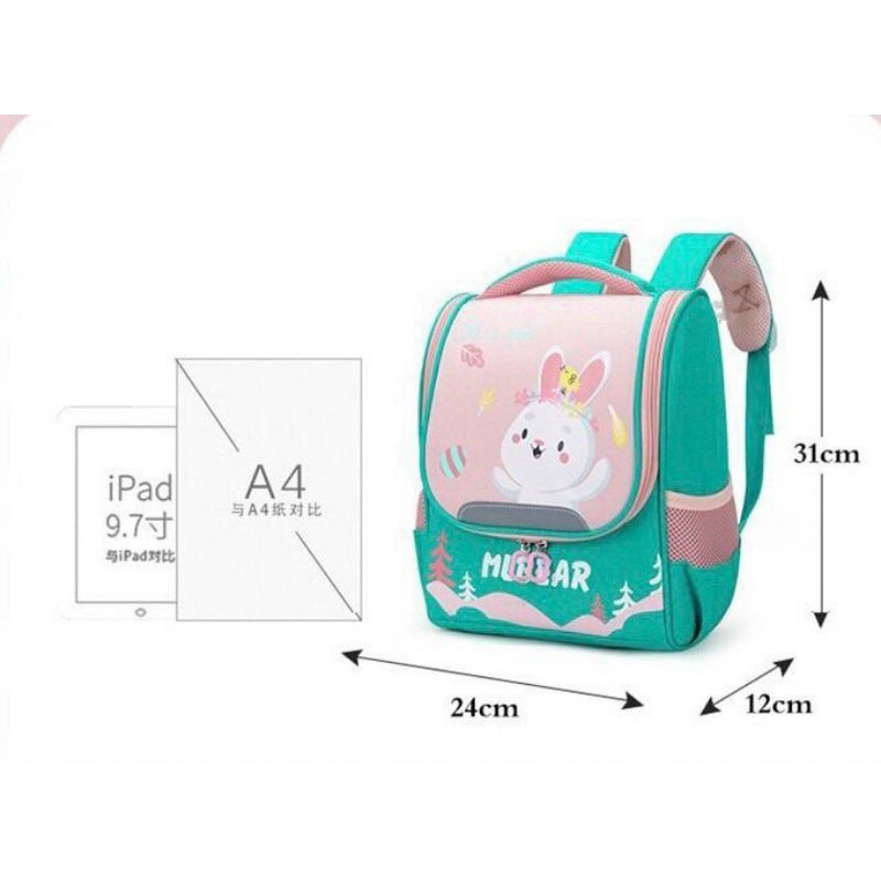 Ba lô chống gù chống thấm nước dành cho học sinh tiểu học