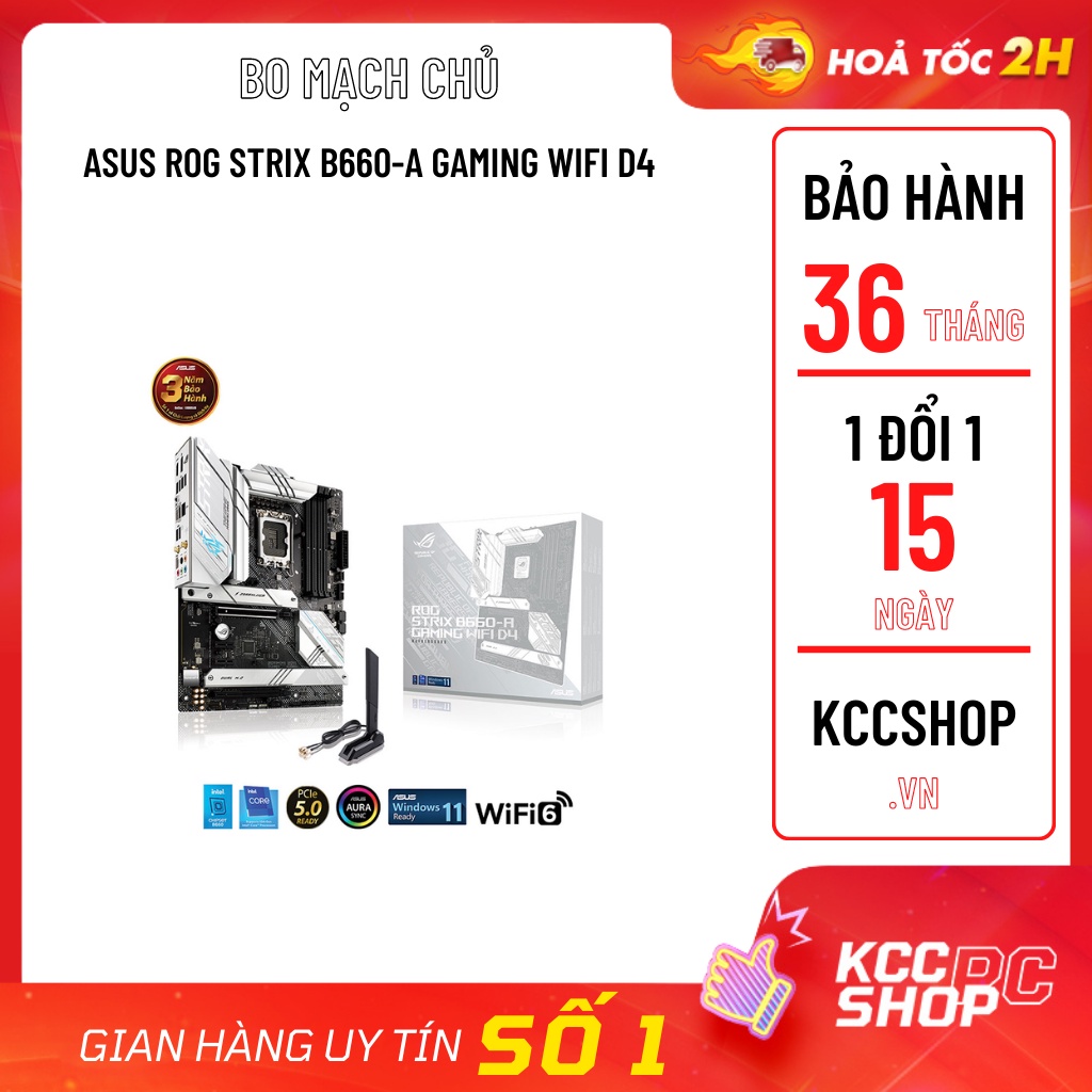Bo mạch chủ Asus ROG STRIX B660-A GAMING WIFI D4