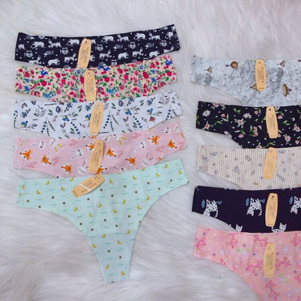 ❤️SHOP UY TÍN❤️ Quần lót lọt khe su họa tiết cao cấp đồ lót quần lót nữ