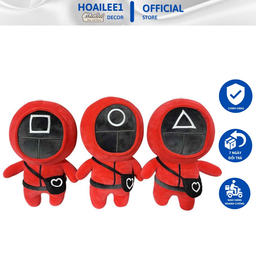 Gấu Bông Trò Chơi Con Mực Squid Game Cao Cấp Kích thước 60cm