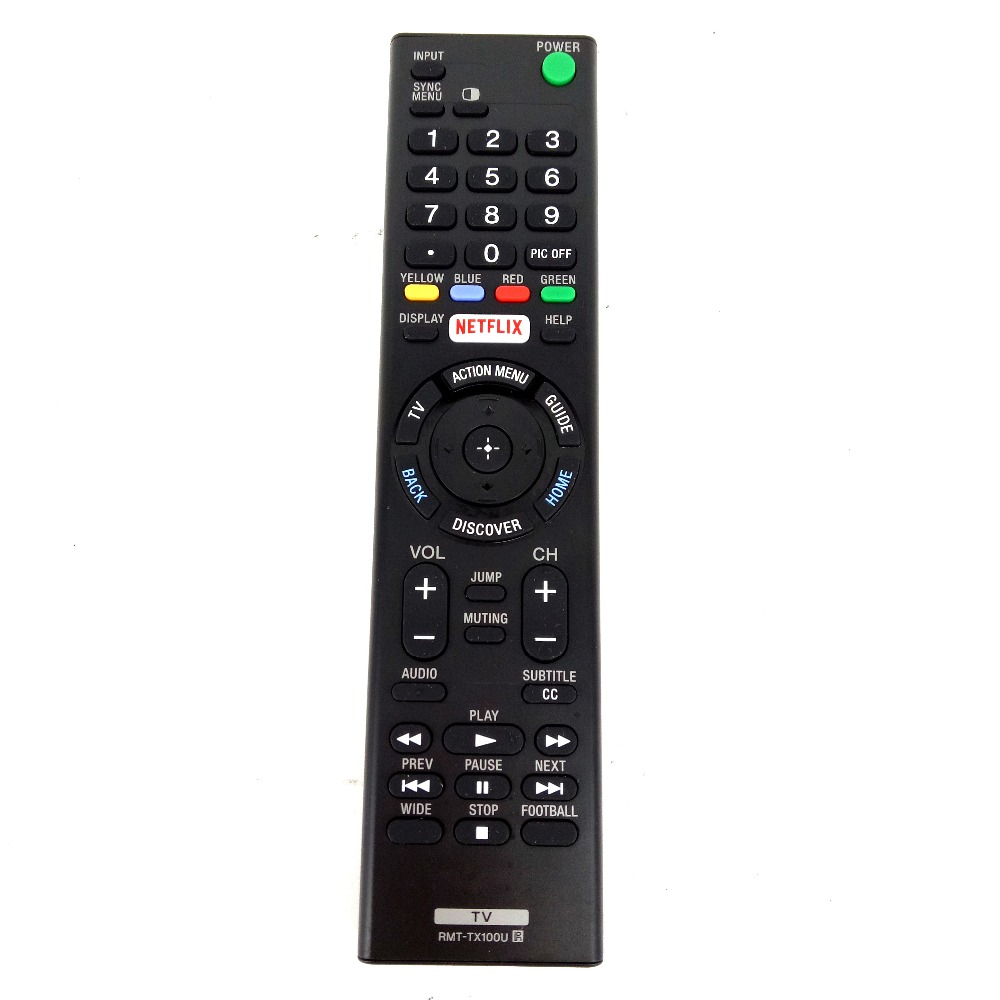 Điều Khiển Từ Xa Rmt-tx100u Cho Tv Sony 4k Smart Tv Rrmote Rmttx100u / Kdl-65w850c Kdl-55w800c Fernbedieunung