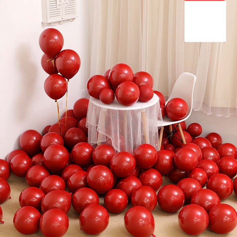 Bóng Bay Đỏ Lựu 2 Lớp ( Bóng Lồng 2 lớp)