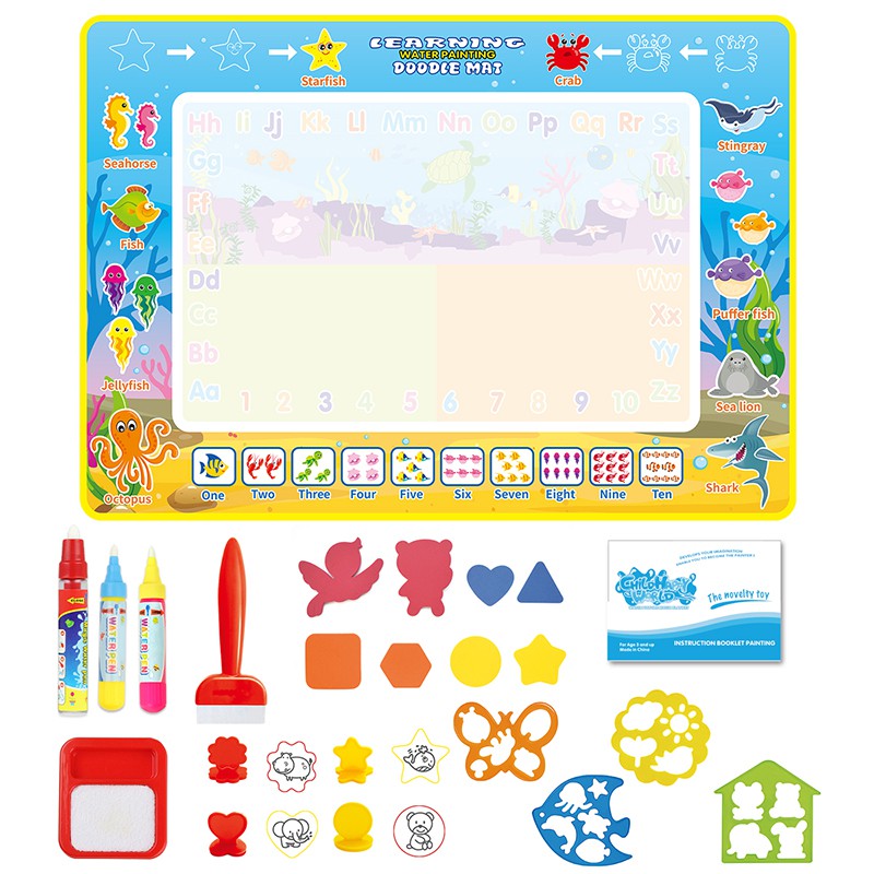 Coolplay Thảm vẽ bằng bút mực nước ma thuật 100x70cm cho bé