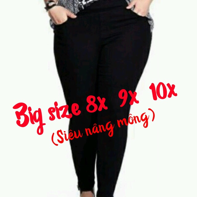 Quần legging nâng mông big size (trên 80kg)