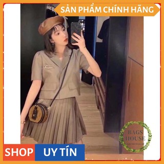 Túi tròn họa tiết túi hộp tròn mini đeo chéo cầm tay hàng đẹp TRONVLMINI