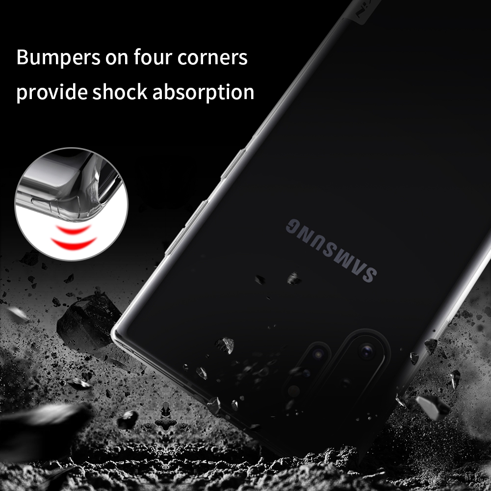 Ốp điện thoại NILLKIN bằng TPU Silicone mềm dành cho Samsung Galaxy Note 10+ / Note 10 Plus 5G