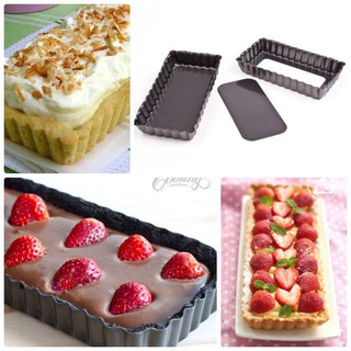 Khuôn Tart Đế Rời Chữ Nhật