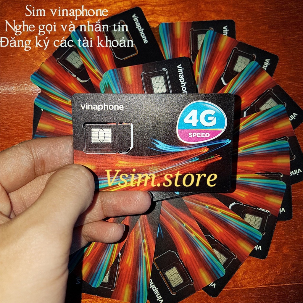 SIM VINAPHONE nghe gọi nhắn tin-tạo tài khoản