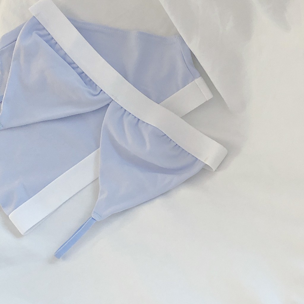 Áo Lót Cotton Móc Gài Huyenmay - Xanh Baby Blue | WebRaoVat - webraovat.net.vn