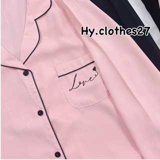 BỘ NGỦ LỤA DÀI TAY mango mềm mịn / pyjama nữ tay dài