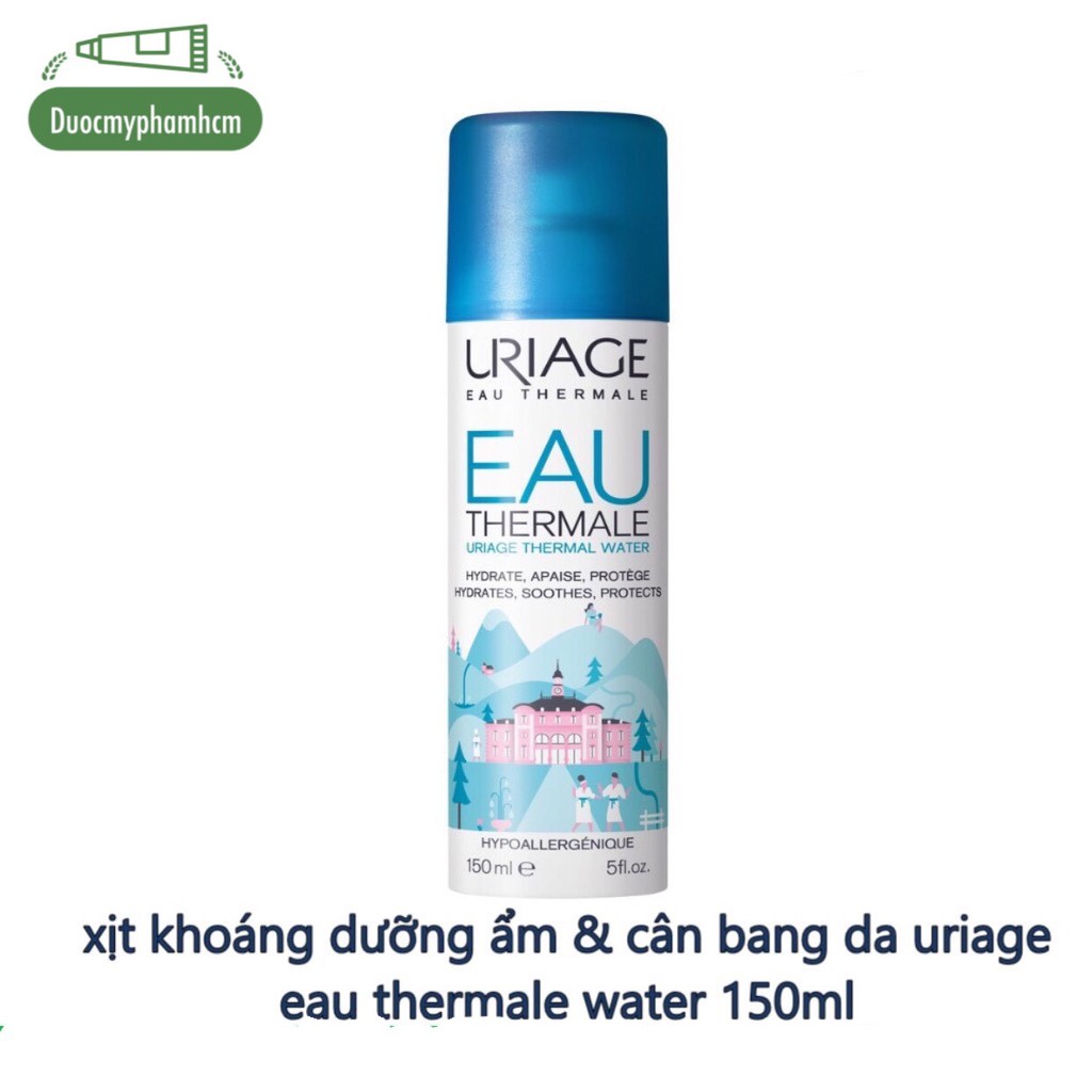 Xịt khoáng dưỡng ẩm &amp; cân bằng da Uriage Eau Thermale Water 150ml