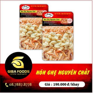 GIBAFOODS - SỈ/LẺ - NÕN GHẸ NGUYÊN CHẤT/ Khay 500gr