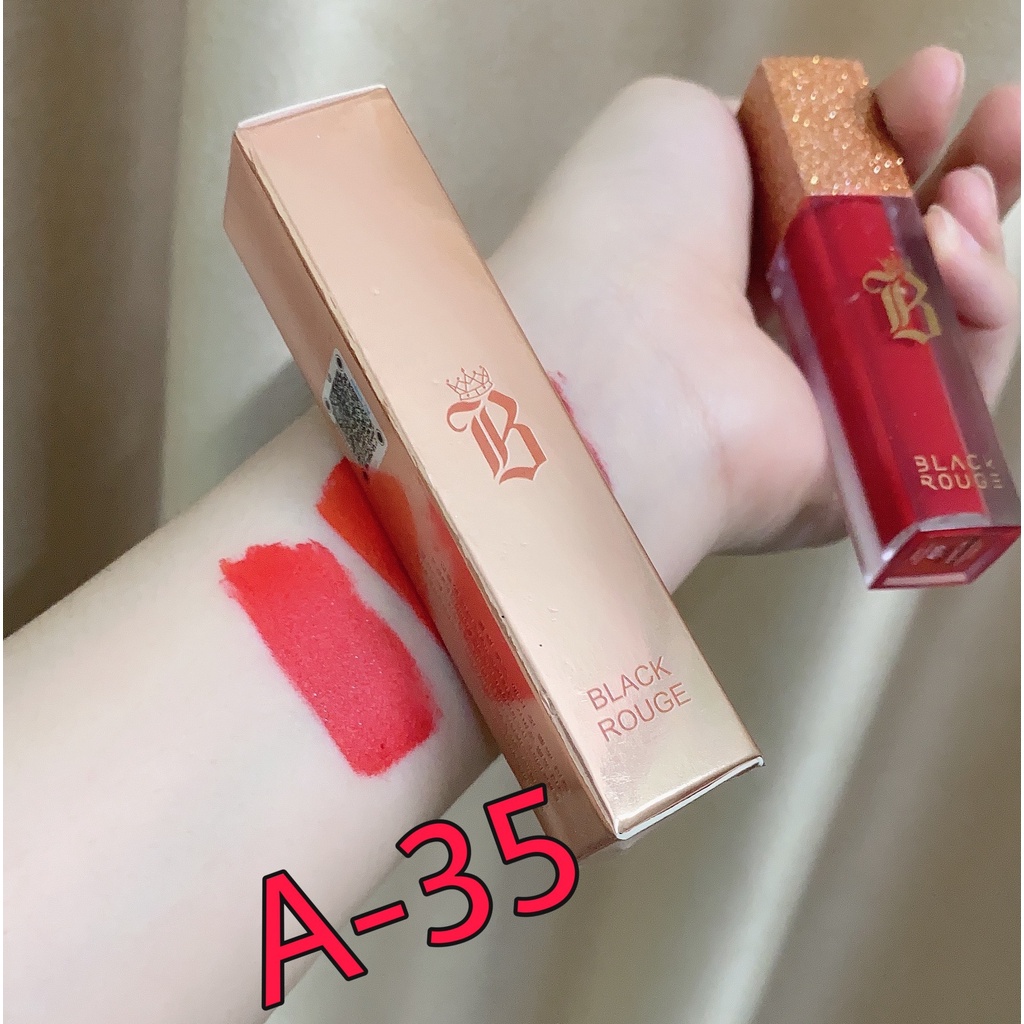 Son kem lì Black Rouge  A33 | A34 | Blackrouge A35 môi bóng mềm mịn tự nhiên