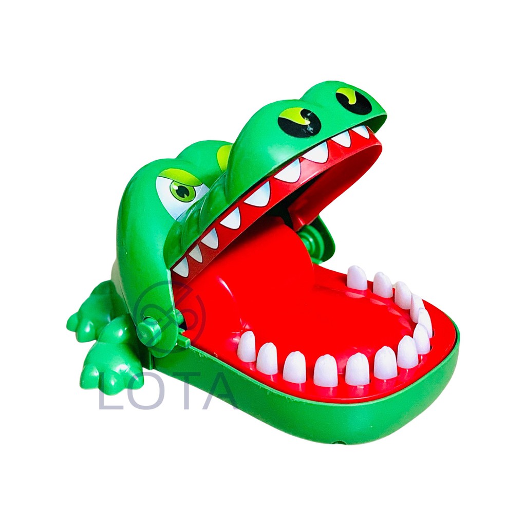 TRÒ CHƠI CÁ SẤU CẮN TAY CROCODILE DENTIST, toy chọn răng may rủi cho trẻ em bé, game nhóm bạn tập thể hên xui tiệc party