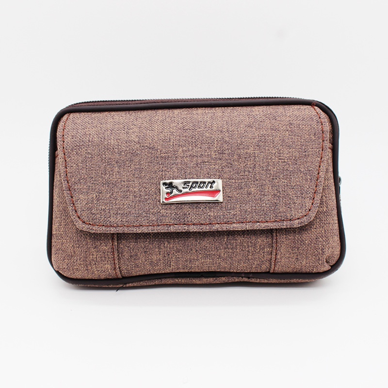 Túi Đeo Hông Đựng Điện Thoại Bằng Vải Canvas Tiện Dụng