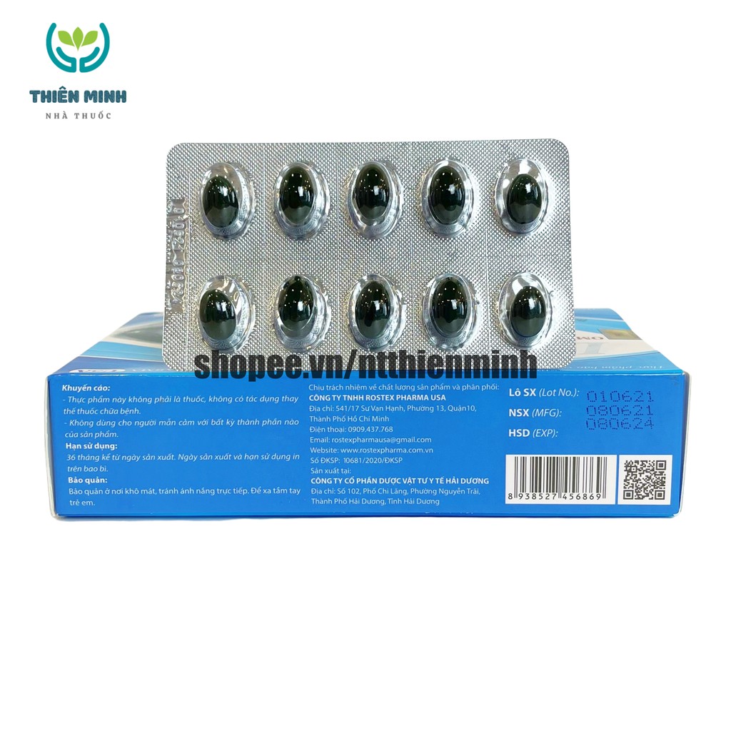 Viên uống bổ mắt LUTEIN NEW tăng cường thị lực – Hộp 30 viên
