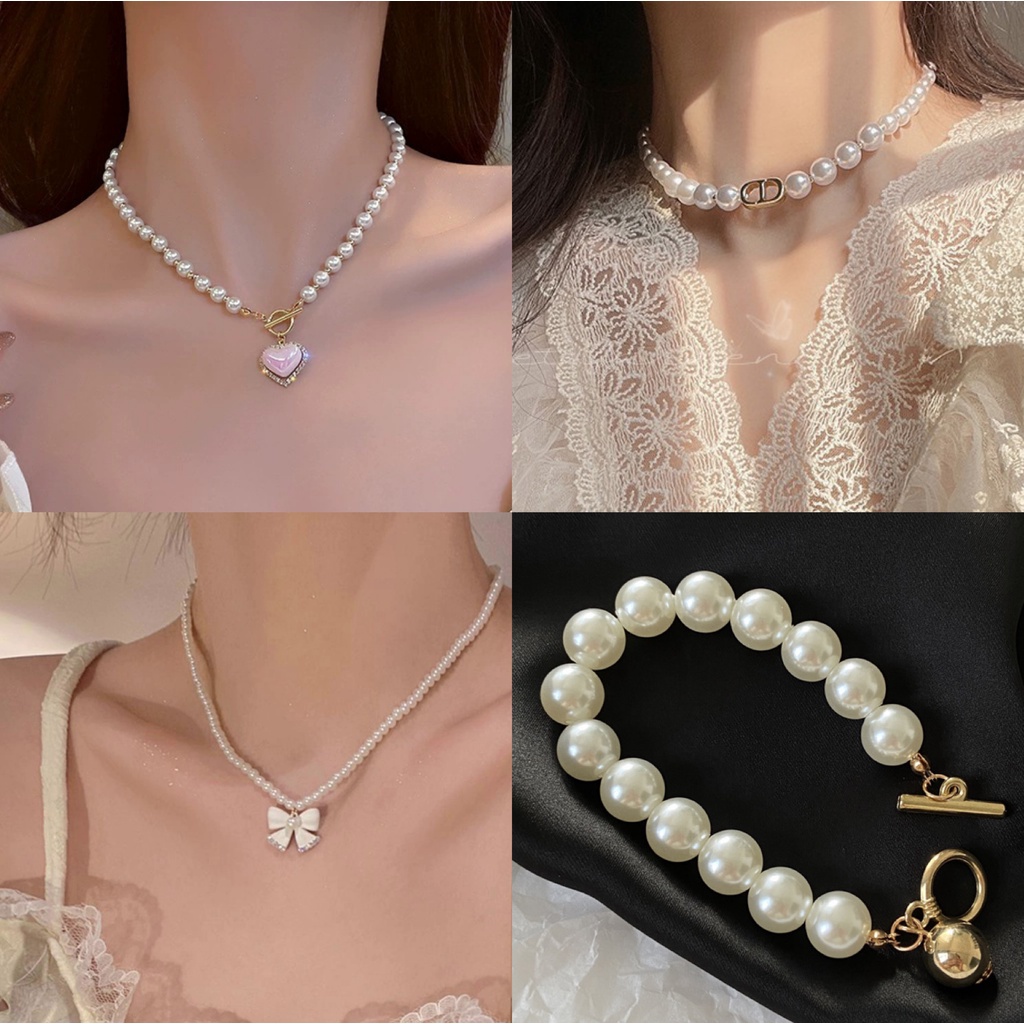 Vòng Cổ Ngọc Trai Sang Trọng Quý Phái
