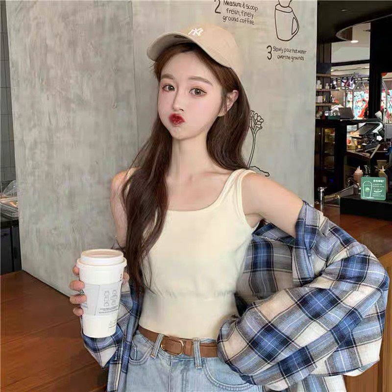 Áo croptop sát nách bo eo
