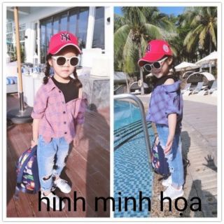 (17) ÁO SƠ MI BÉ GÁI PHỐI REN