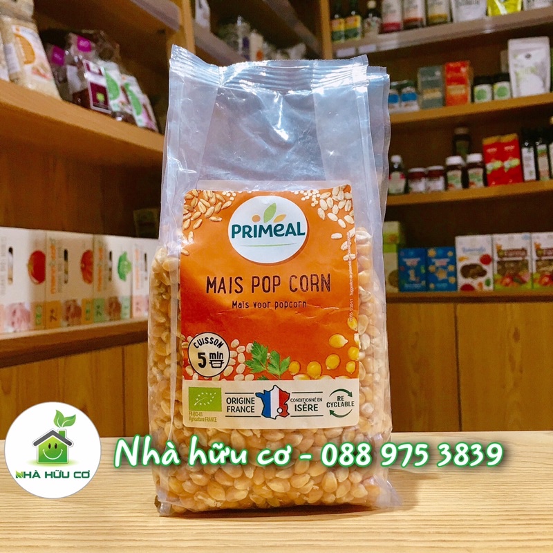 Ngô nổ bỏng/Bắp nổ bỏng ngô Primeal 500g/250g/100g - Date: 11/2022 - Nhà hữu cơ