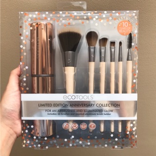 Set 6 cọ kèm ống đựng Ecotools phiên bản kỉ niệm 10 năm