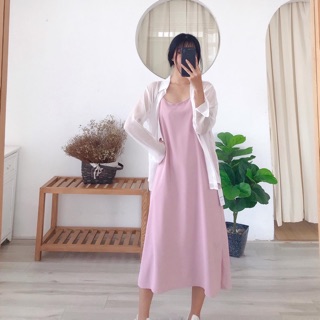 Áo cổ đức voan mỏng