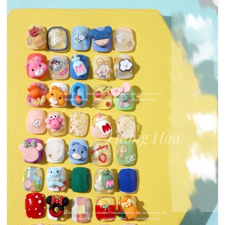 Móng mẫu Nail FOM VUÔNG