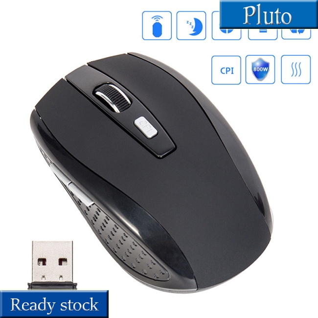 2.4GHZ Portable Wireless Mouse Cordless Optical Scroll Mouse for PC Laptop