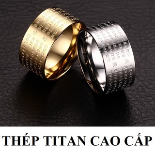 Nhẫn nam kinh Bát Nhã, nhẫn kinh phật may mắn, nhẫn trừ tà