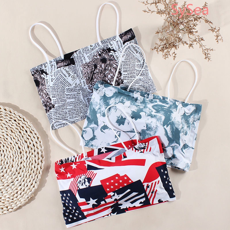 Áo lót croptop lụa mát quyến rũ thời trang cho nữ