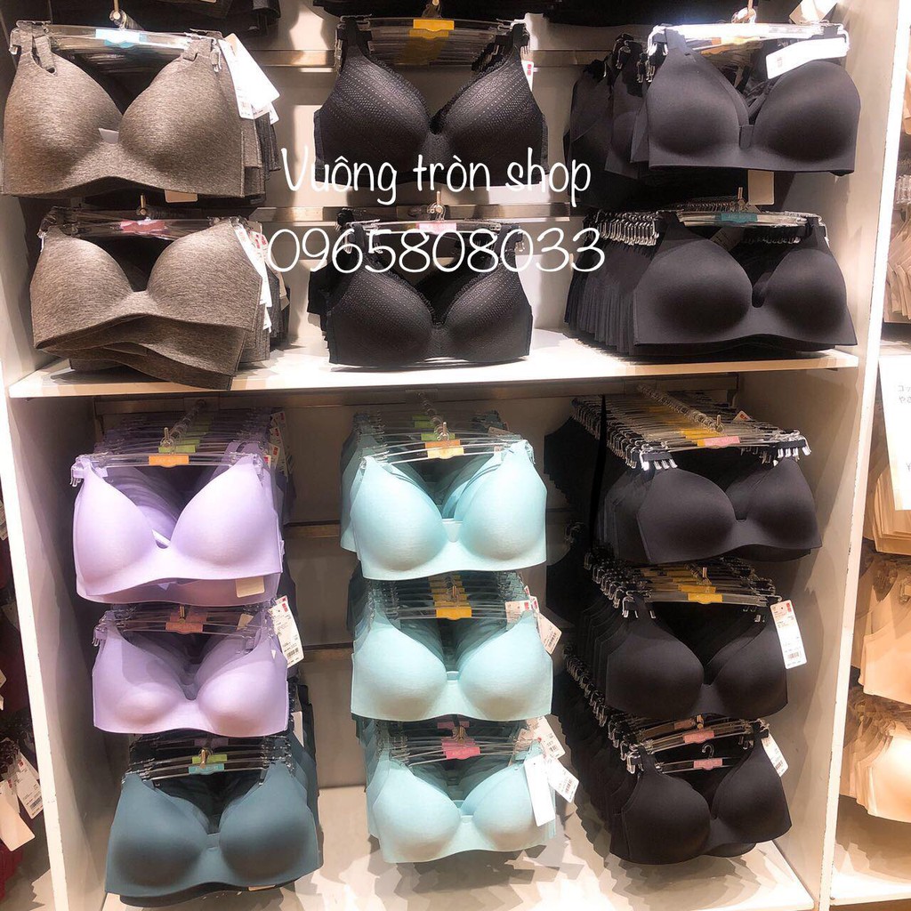 (Sale) Áo ngực (áo lót) không gọng Nhật bản chuẩn Uni Uniqlo nhiều màu
