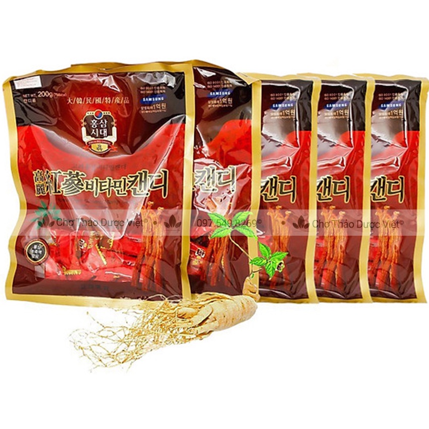 Kẹo hồng sâm Hàn Quốc - Chợ Thảo Dược Việt